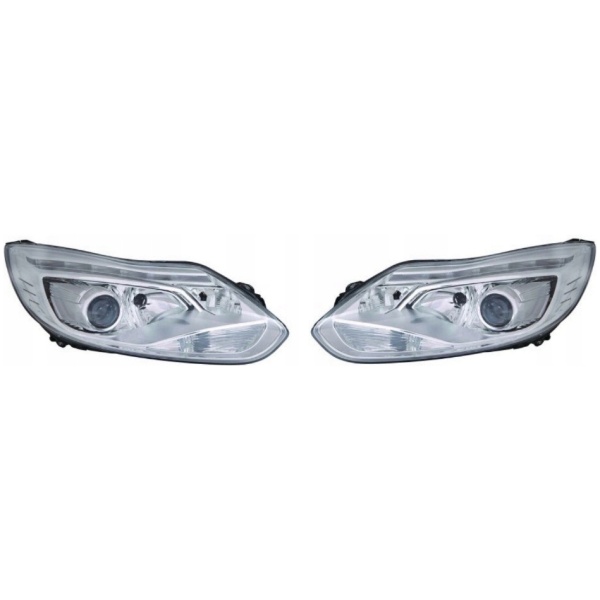 FORD FOCUS III XENON FRONTLYKTER VENSTRE+HØYRE