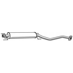 MIDTRE EKSOSPOTTE OPEL VECTRA B 1.8 16V 1995-2002 24418546