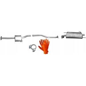 TOYOTA PREVIA MIDT- OG BAKRE LYDDEMPER