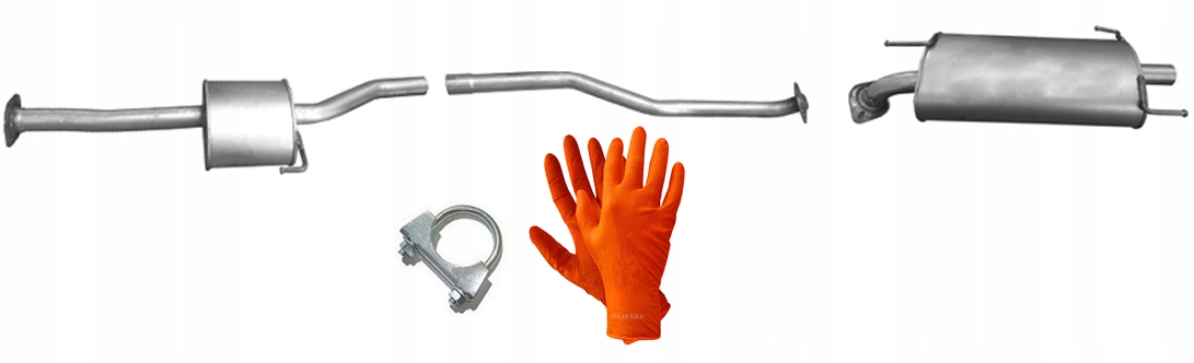 TOYOTA PREVIA MIDT- OG BAKRE LYDDEMPER