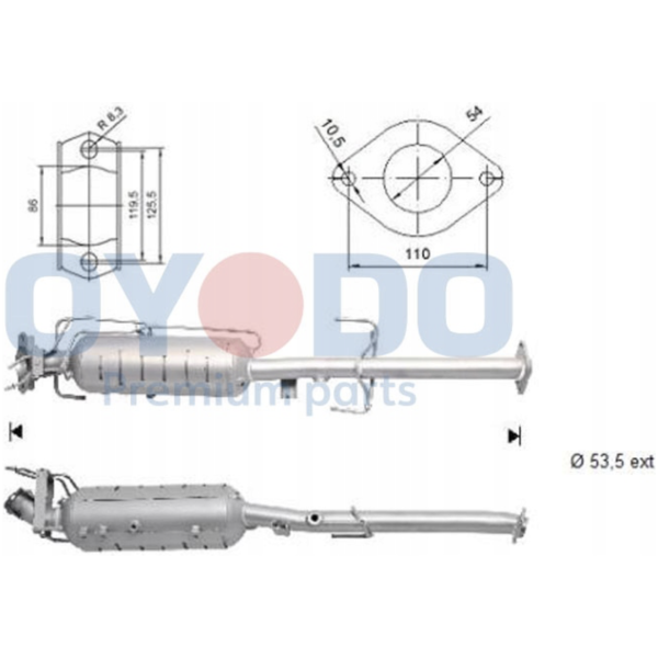 DPF MAZDA 6 R2YE-20-55X