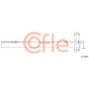 PARKERINGSBREMSE KABEL FORAN TOYOTA AURIS 4641002090