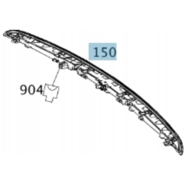 OE STOPLYS MERCEDES C200 W204 A2049062601 - Bilde 2