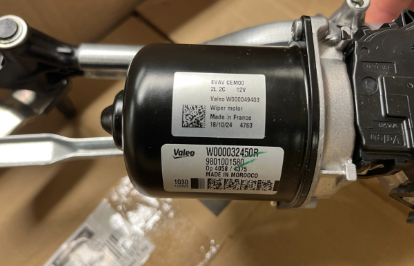 CITROEN C4 CACTUS VINDUSVISKER MEKANISME ORIGINAL 9801001580 - Bilde 4