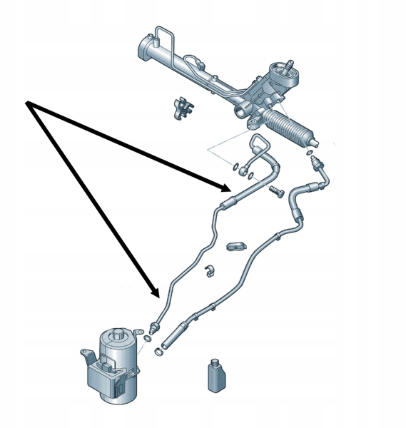 SERVOSLANGE VW POLO 6R1423893H - Bilde 2