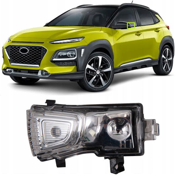 HYUNDAI KONA VENSTRE LED SPEILBLINKLYS 87614J9000