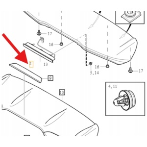 BREMSELYS VOLVO V40 OE 31385469