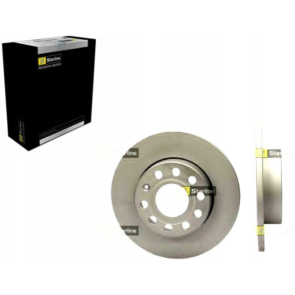 BREMSESKIVE BAK SKODA OCTAVIA 1K0615601L