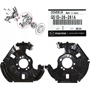 BAKRE BREMSSKJOLD MAZDA 6 GS1D26261A