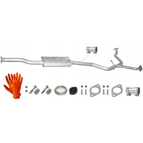 SUBARU LEGACY MIDTRE LYDDÆMPER 44200AG160