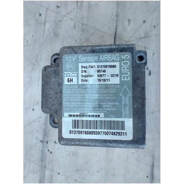 FIAT DUCATO III JUMPER BOXER AIRBAG SENSOR MODUL 01370978080