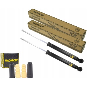 MONROE 2X STØTDEMPERE + BESKYTTELSE OG STOPPER AUDI A4 B8 A5 A6 C7 A7 Q5 BAK