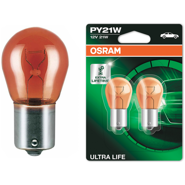 2X PÆRE 12V PY21W