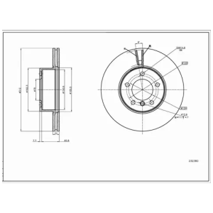 BREMSESKIVE FORAN BMW E92 34118848417