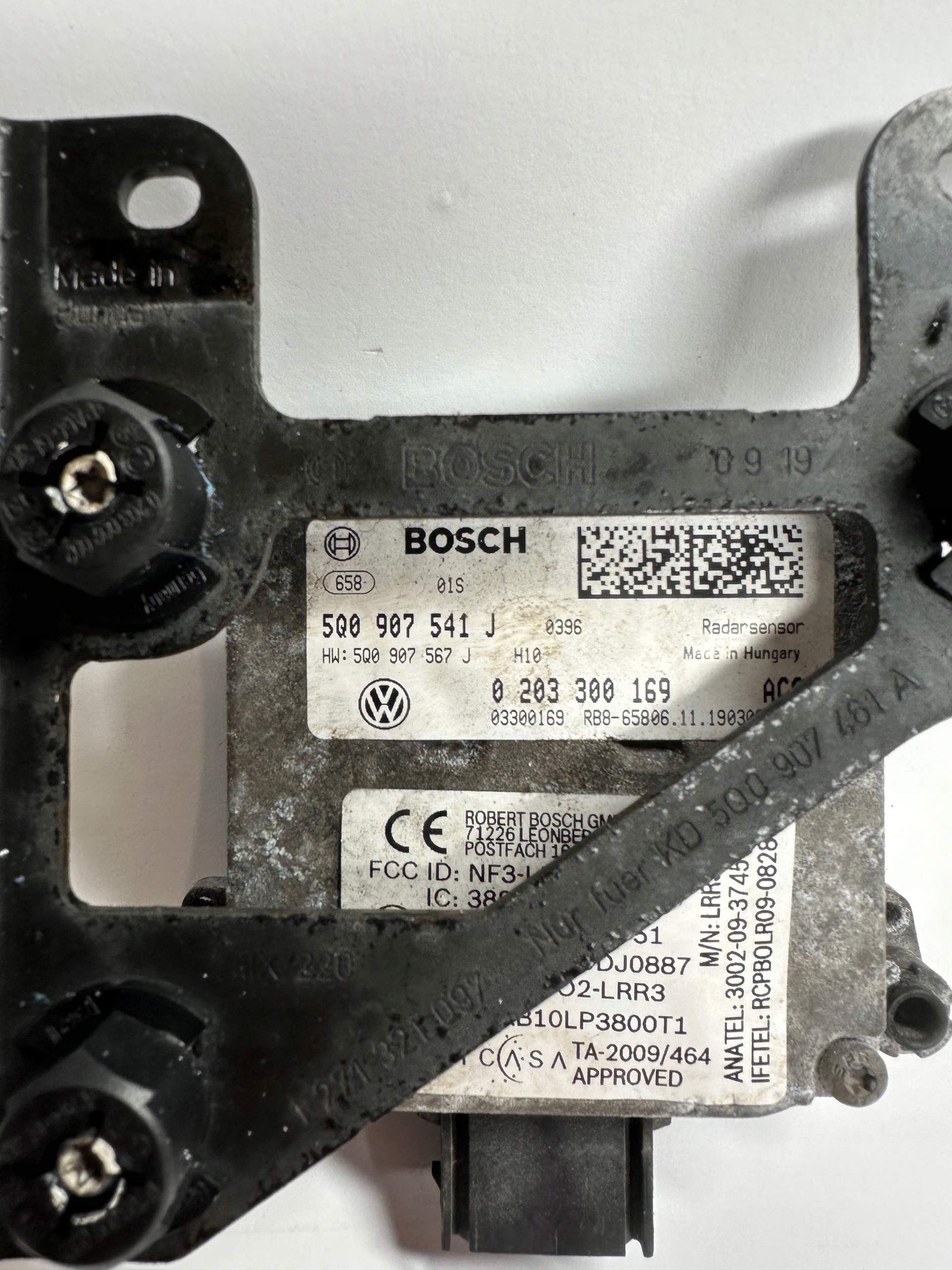 Front radarsensor kontrollenhet Audi A3 VW Golf 5Q0907541J - Bilde 6