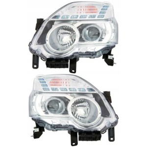 Frontlykter NISSAN X-TRAIL 07- komplett sett 260103UF2A