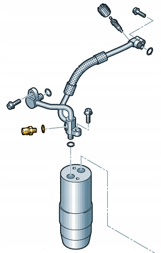 Trykkssensor til klimaanlegg VW OE 4M0959603E - Bilde 2