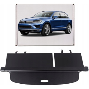 VW TOUAREG II 7P 2010–2018 bagasjeromsrullegardin for montering på nakkestøtter 7P6867773