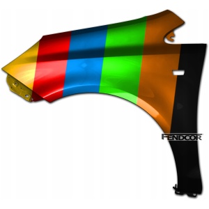 Venstre Skjerm Til Opel Corsa D 06 14 Galvanisert Z40M Main