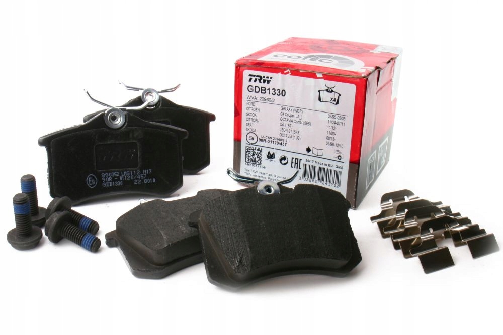 Bakre bremseklosser TRW GDB1330 - Bilde 10