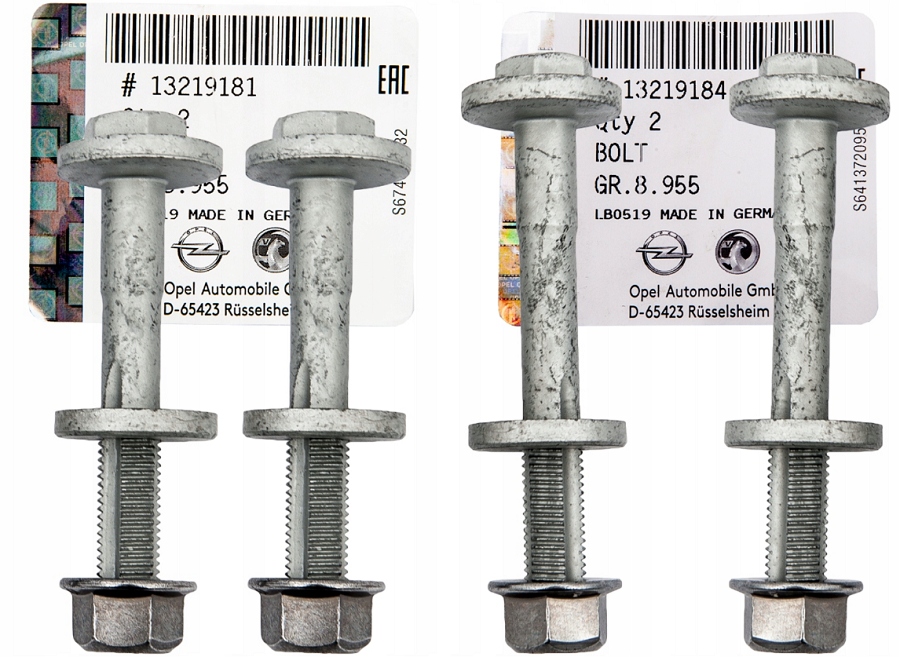 OPEL INSIGNIA justeringsbolter 13219181 13219184 13219183