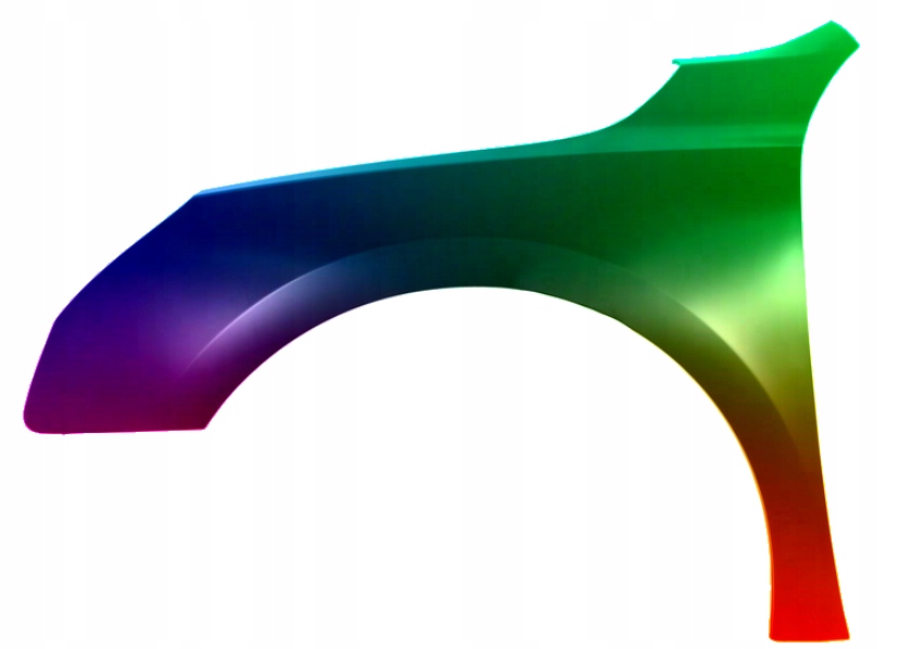 Venstre skjerm Peugeot 508 7840CA med lakkering