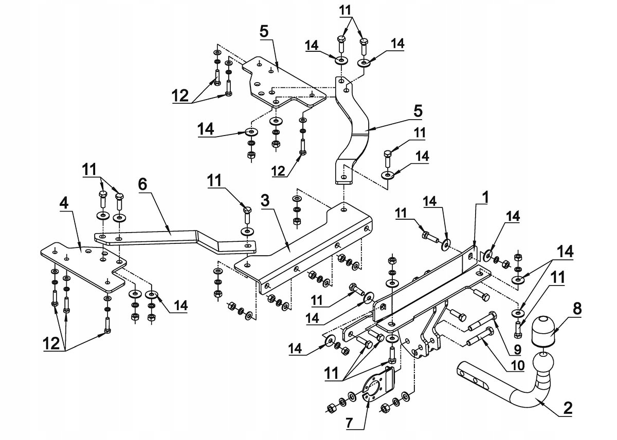 Tilhengerfeste til VOLVO V50 2004-2012 - Bilde 8