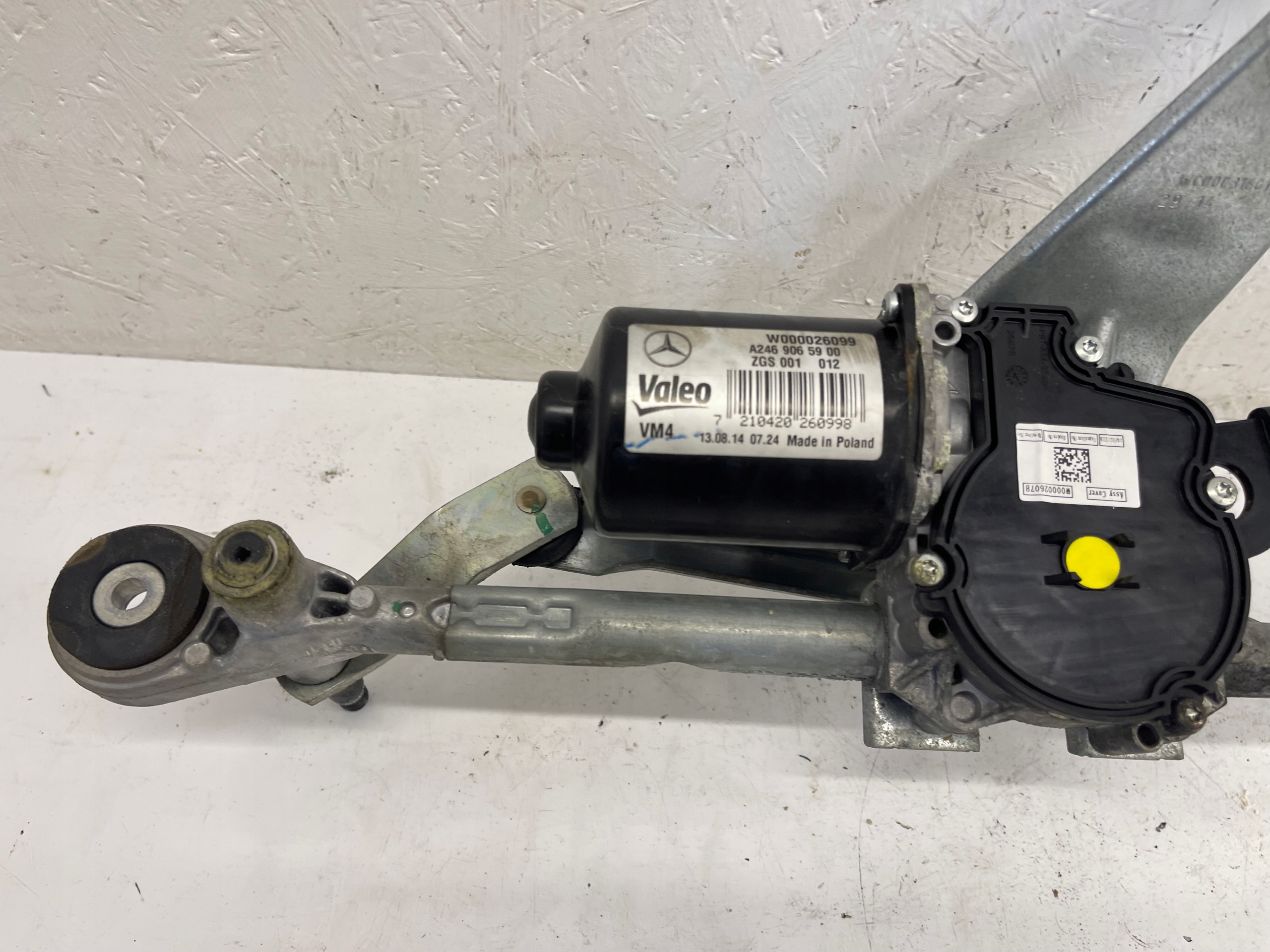 Viskermekanisme foran Mercedes W246 A2468200040 - Bilde 4