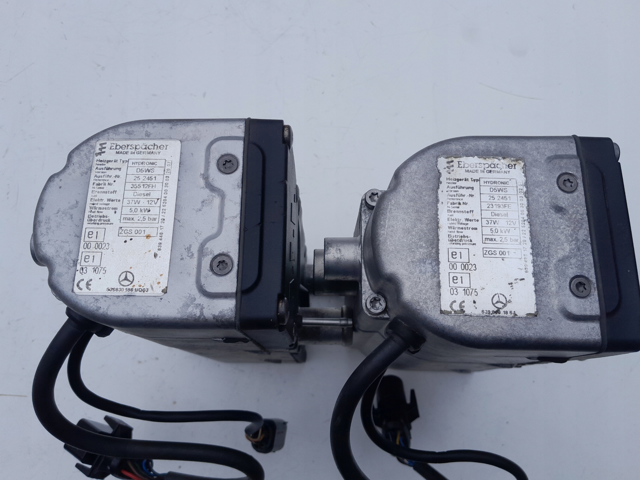 Webasto Eberspaecher Hydronic til Mercedes Vito A6398301861 - Bilde 2