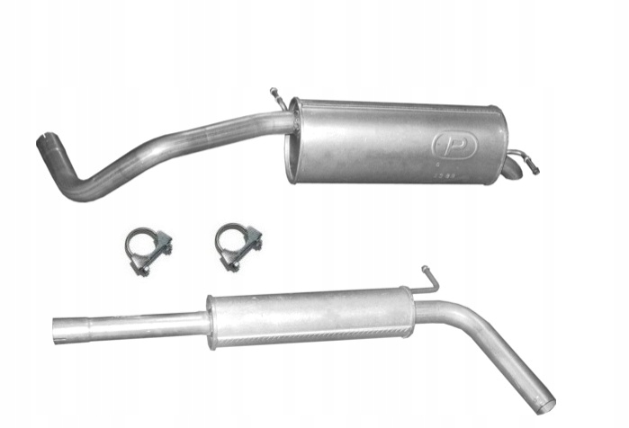 Midtre og bakre lyddemper SKODA FABIA 6Q0253209BA