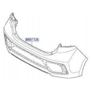 Bakre støtfanger HYUNDAI IONIQ 86611G2000