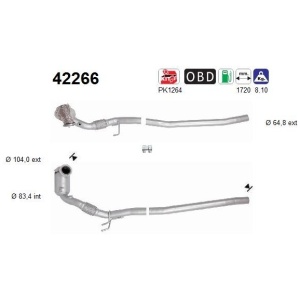 Katalysator VW GOLF 5Q0254502KX