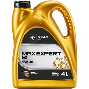 Orlen Oil MAX EXPERT C4 5W-30 syntetisk motorolje lav-SAPS 4L