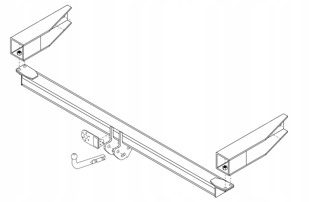 Tilhengerfeste Mercedes C W202 13 PIN - Bilde 2
