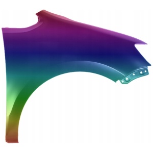 Høyre skjerm VW Sharan 7N0821022B med lakkering