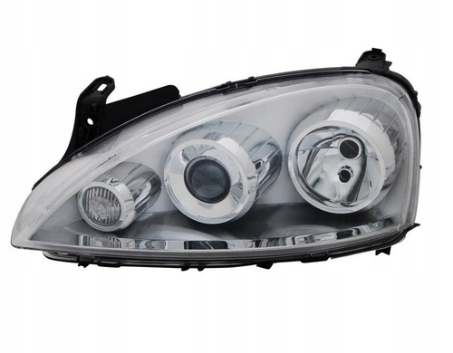 Venstre frontlykt TYC til Opel Corsa C/Combo C 2003-2010 93177646 - Bilde 2