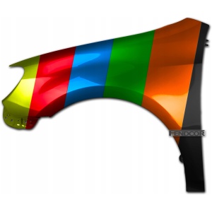 Venstre skjerm MERCEDES KLASSE C W203 A2038800118 med lakkering