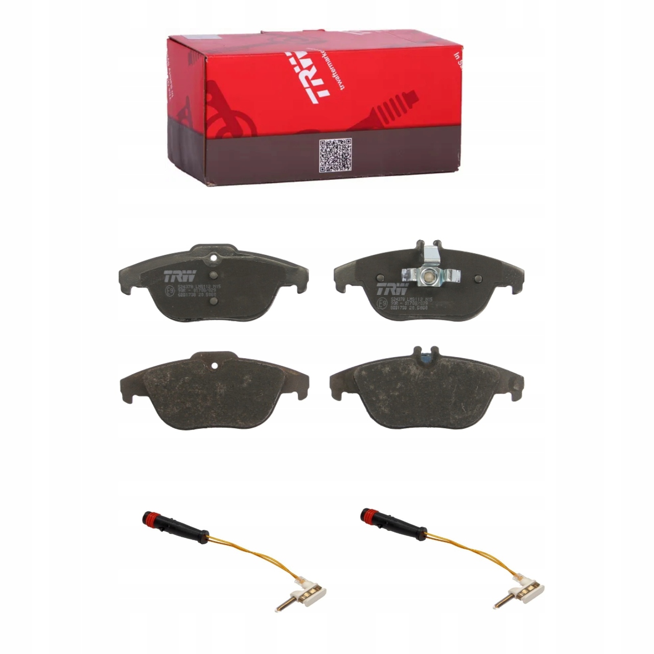 Bakre bremseklosser med sensorer Mercedes C W204 A0054204920