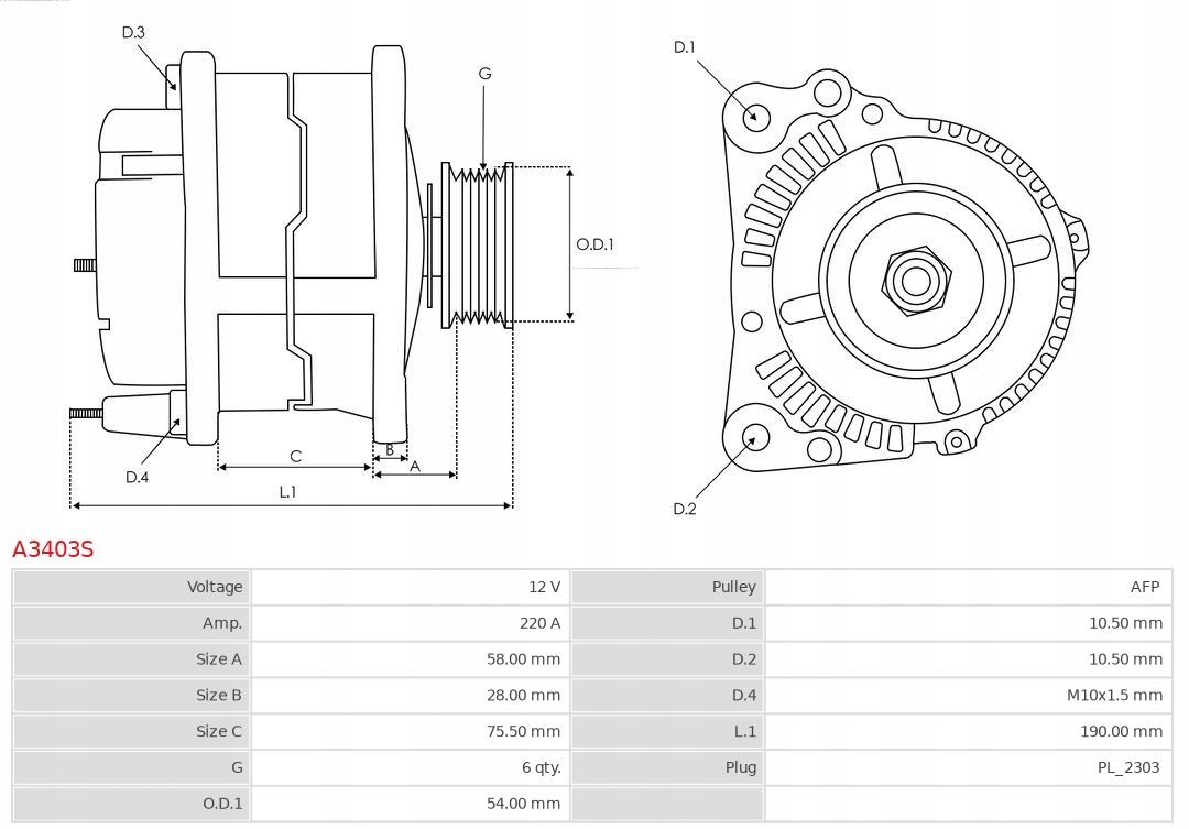 Dynamo BMW X3 F25 12318579420 - Bilde 8