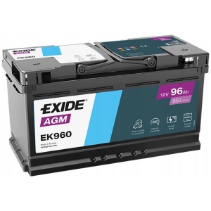 Exide AGM EK960 12V 96Ah bilbatteri