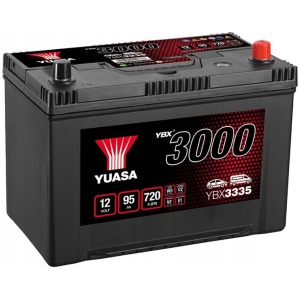 YUASA 95Ah 720A YBX3335 P+ 12V bilbatteri