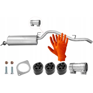 Bakre eksoslyddemper FORD RANGER 1456062