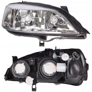 Høyre frontlykt til Opel Astra 9117304