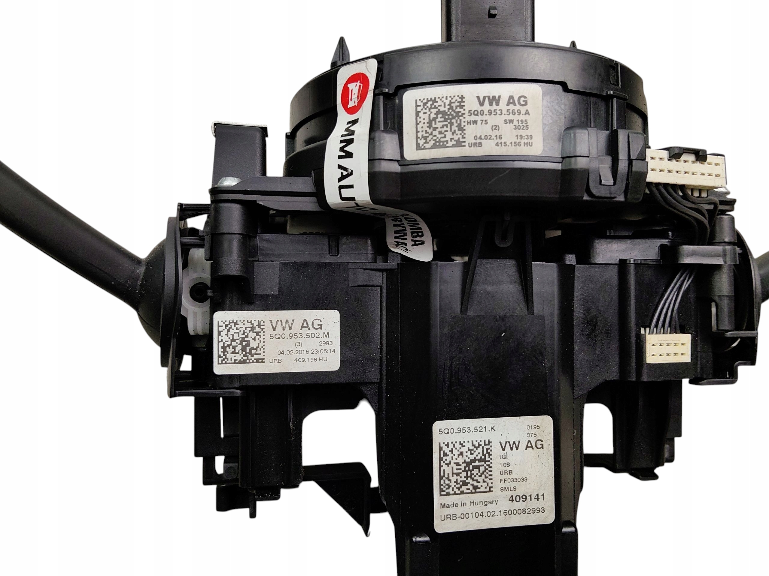 Kombinert rattbryter med spiralkabel til VW Passat OE 5Q0953569A - Bilde 4