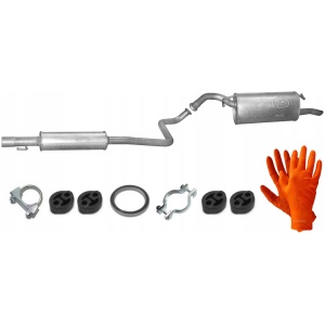 TOYOTA YARIS VERSO mellom- og bakre lyddemper 1743021040