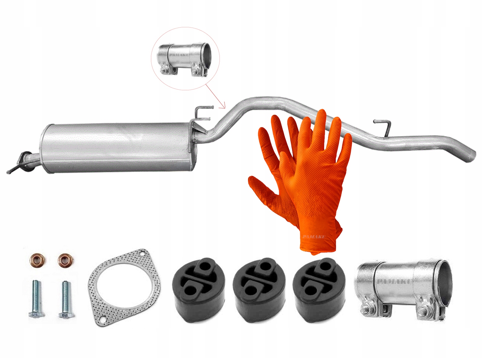 Bakre eksoslyddemper FORD RANGER 1456062