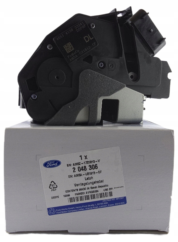 Original Ford dørlås venstre foran C-MAX/Focus C-MAX/Transit Connect 2048306 AM5A-U21813-CF 15795979488 gallery 3