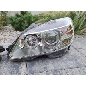 Frontlykt Mercedes C-Klasse W204 2007-2011 Bi Xenon Dynamic LED svingbar A2048203059 A2048208961 18017323438 gallery 4