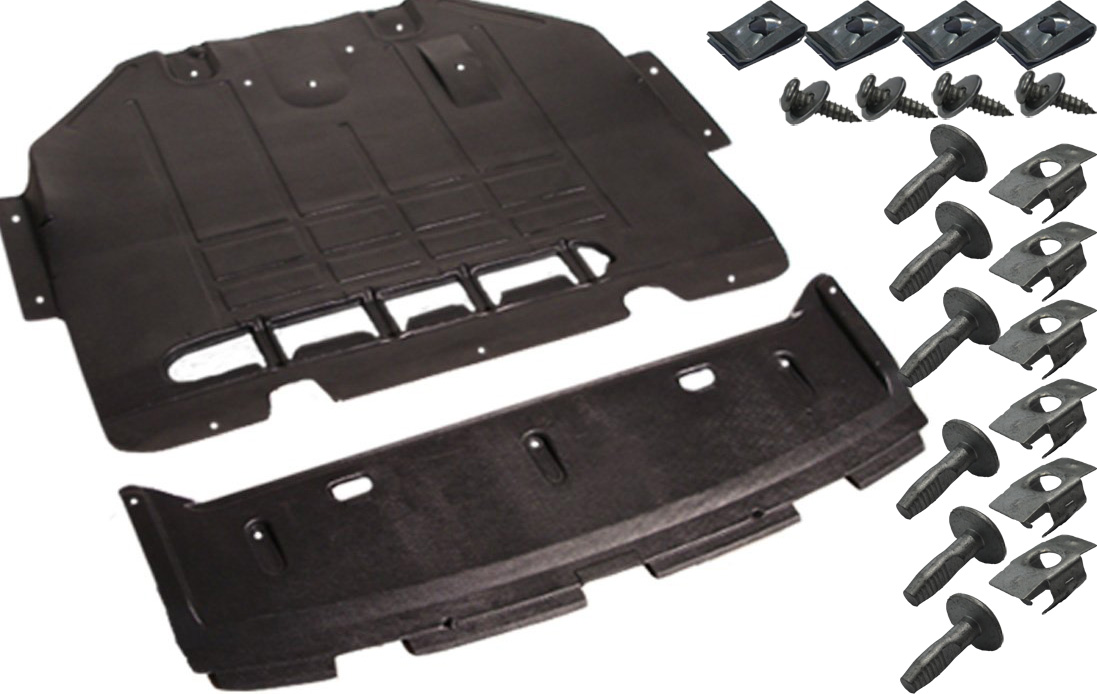 Motorbeskyttelse under motor (2-delt) med originale festeklips – Peugeot 307 2001–2011 513064 7200786138 main