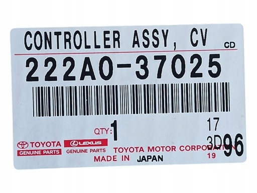 Toyota/Lexus Valvematic modul styring for variabel ventiltiming + pakning (OEM) 222A0 17426079239 gallery 14